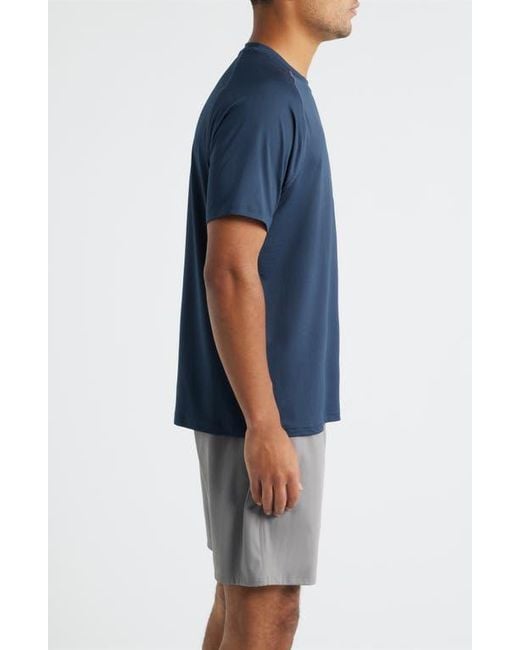 Zella Blue Perforated Training T-Shirt for men