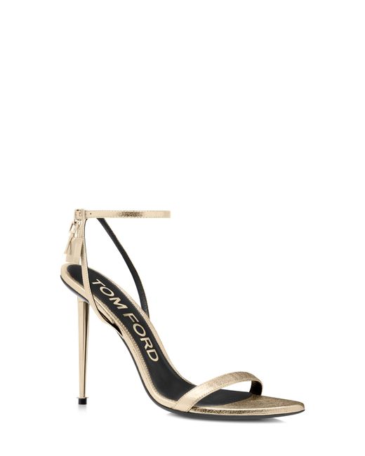 Tom Ford Metallic Padlock Sandal