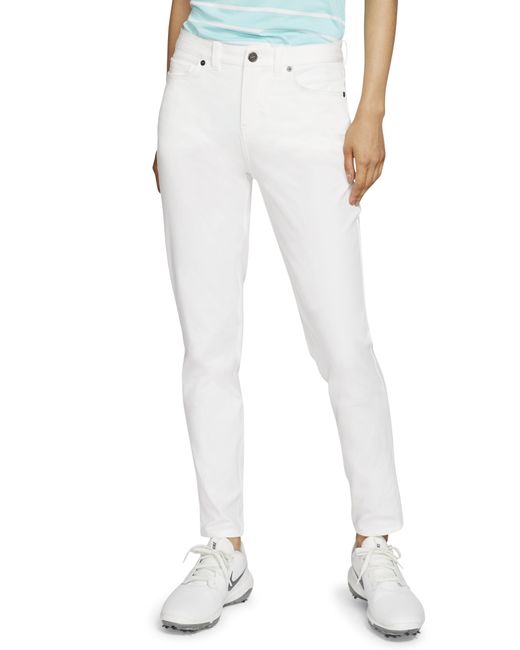 Nike Nike Slim Fit Cotton Blend Golf Pants in White Lyst