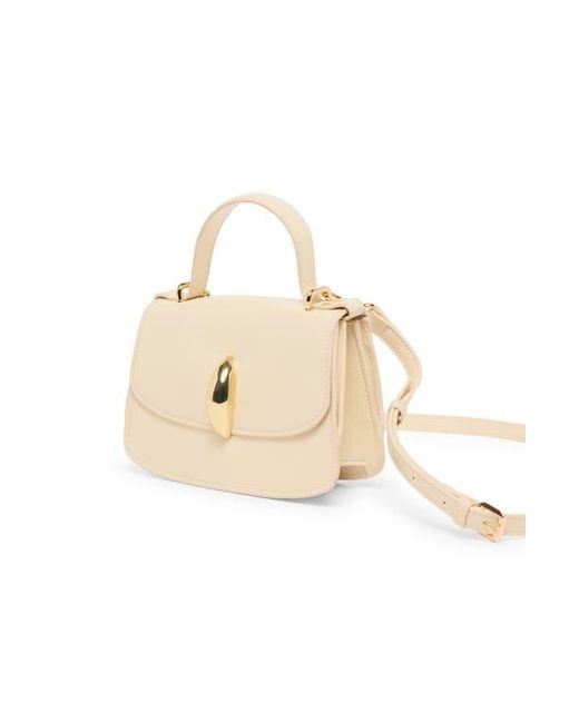 Dolce Vita Natural Lucia Faux Leather Top Handle Bag