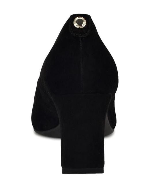 Nine West Black Kalore 9X9 Pointed Toe Pump