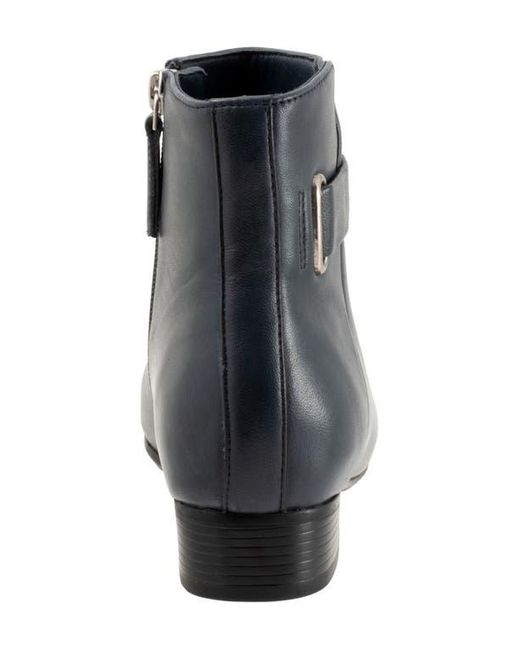 Trotters Black Maxwell Bootie