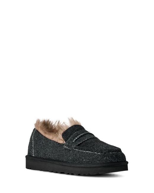 Ugg Black Ellis Wool Loafer