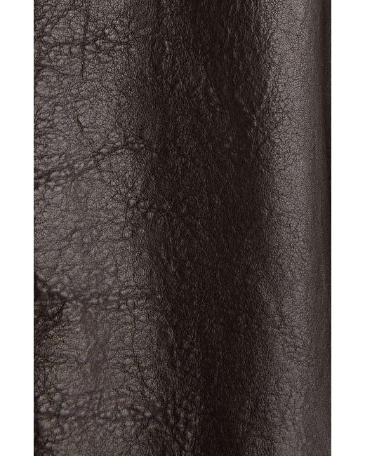 Acne Black Liso Leather Crop Moto Jacket