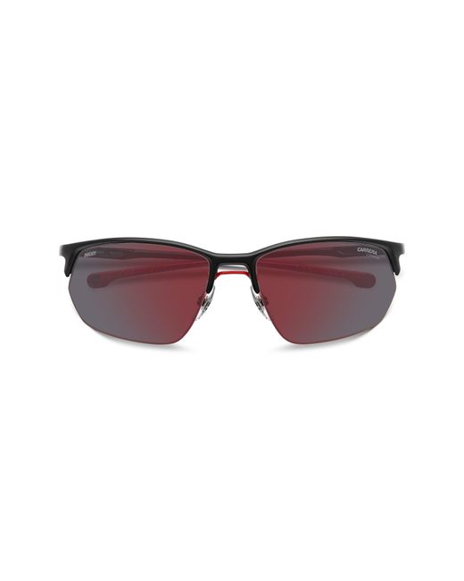 Carrera Purple Carduc 65Mm Polarized Rectangular Sunglasses for men