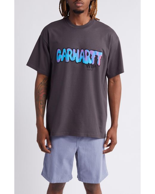 Carhartt Multicolor Drip Organic Cotton Graphic T-shirt for men