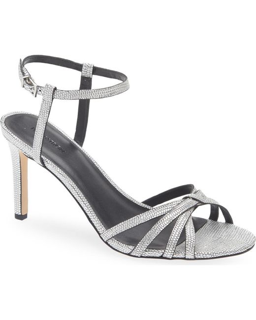 Nordstrom Metallic Astor Ankle Strap Sandal