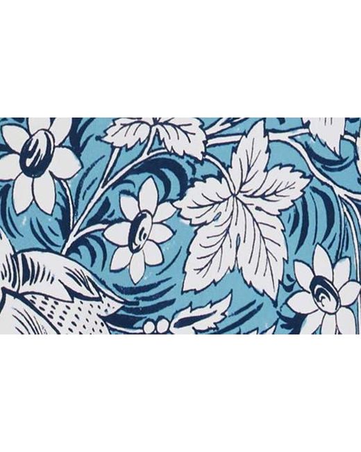 Diane von Furstenberg Blue Wittrock Floral One-shoulder Maxi Dress