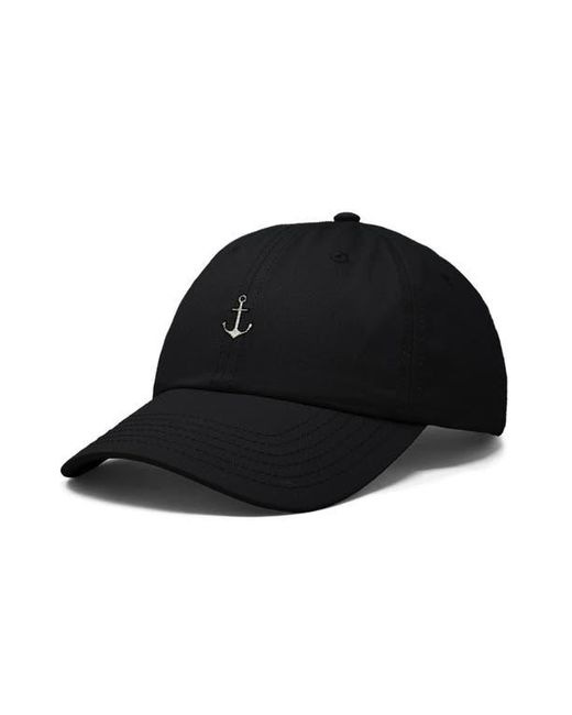 Alix Black Anchor Dad Cap