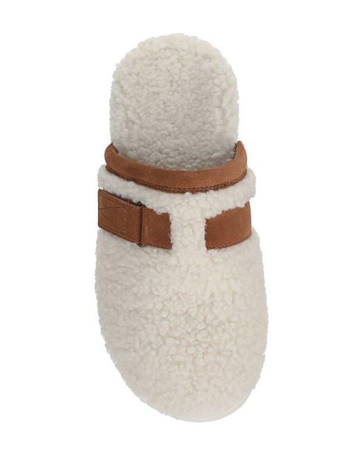 Vionic Natural Izzy Faux Shearling Clog