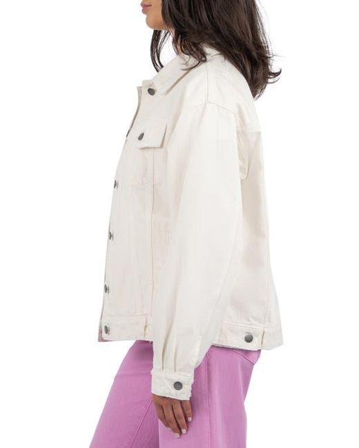 Kut From The Kloth Multicolor Emmy Relaxed Fit Denim Jacket