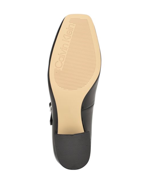 calvin klein block heel