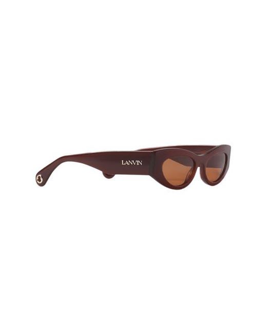 Lanvin Brown Logo Sunglasses