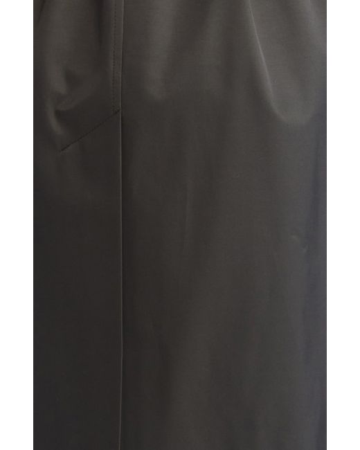 Lauren by Ralph Lauren Black Water Resistant Belted Single Breasted Trench Coat