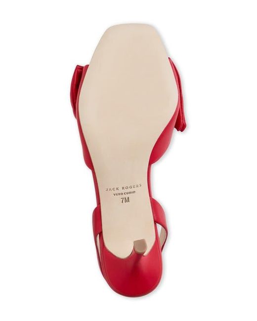 Jack Rogers Red Eloise Slingback Sandal