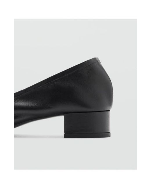 Mango Black Buckle Pump