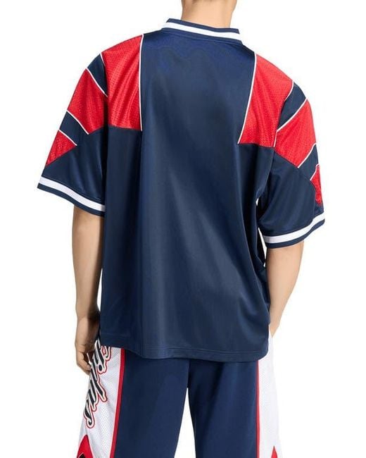 Adidas Blue Panel Jersey for men