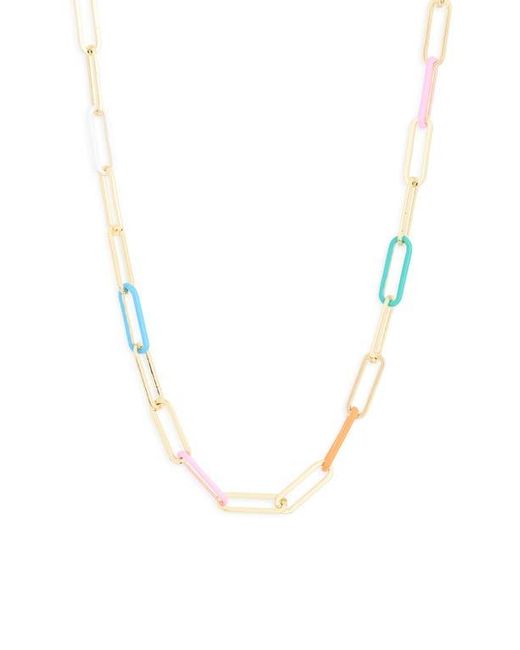 Kendra Scott Multicolor Ainsley Paper Clip Chain Necklace