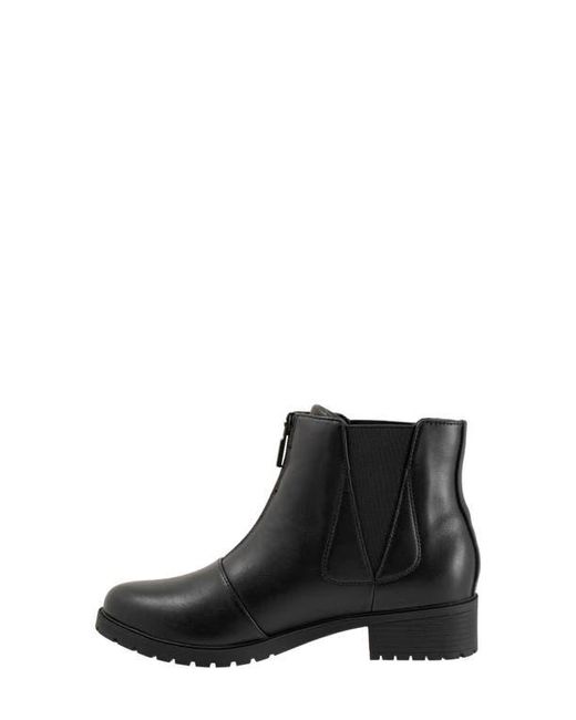 Softwalk® Black Marni Cap Toe Bootie