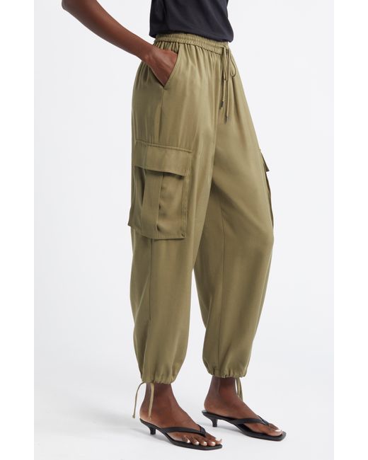 Nordstrom Green Utility Cargo joggers