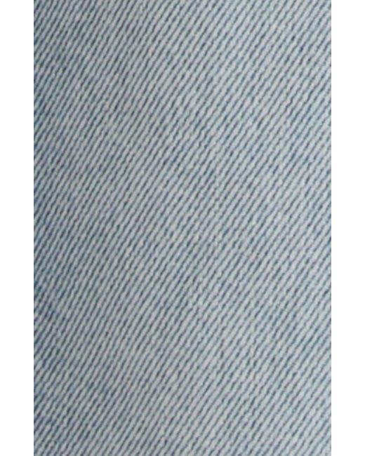 Veronica Beard Blue Dylan Patchwork Straight Leg Jeans