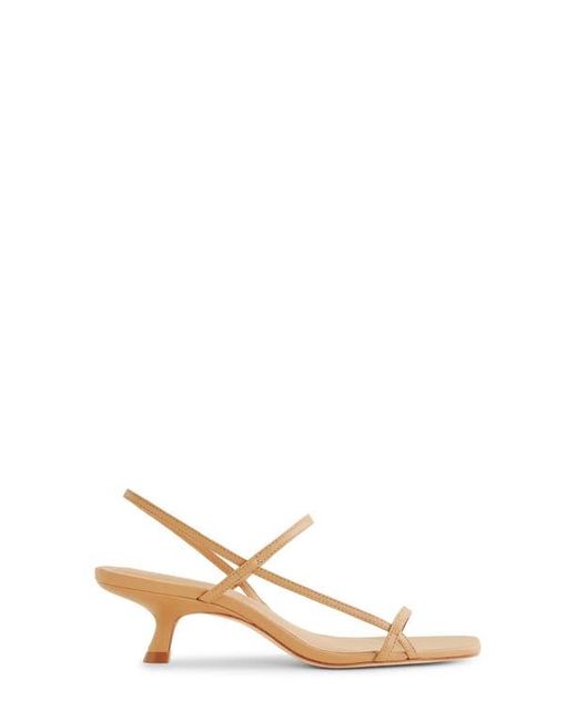 Reformation Natural Serenity Bare Kitten Heel Sandal