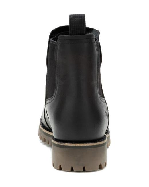 Chaco Black Fields Waterproof Chelsea Boot