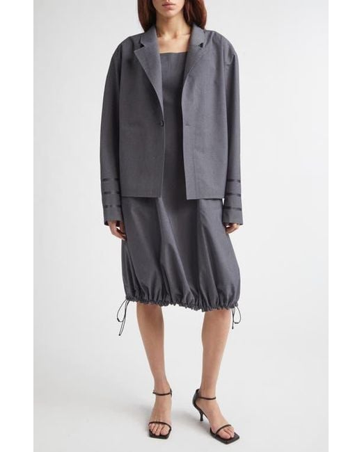 Coperni Gray Technical Tailored Jacket