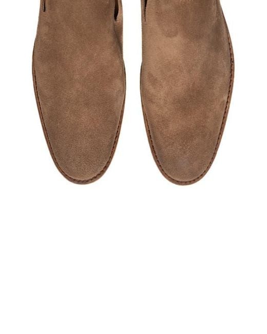 Frye Brown Chris Venetian Loafer for men