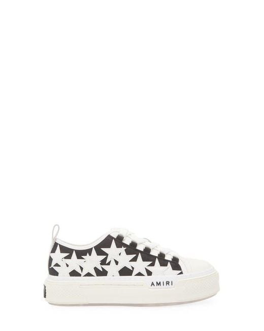 Amiri Metallic Stars Court Platform Sneaker