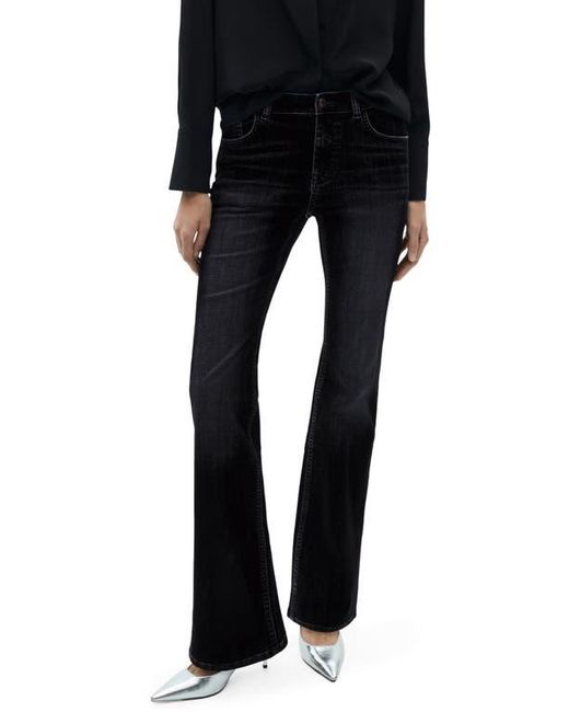 low-rise Mango jeans | 90s faux-leather look main image 1
