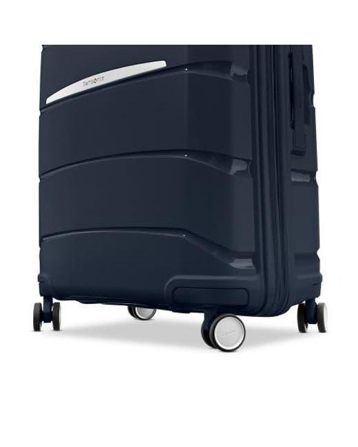 Samsonite Blue Outline Pro 28 Large Checked Spinner Luggage