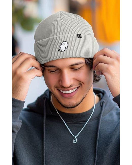 Alix Gray Ghost Beanie for men