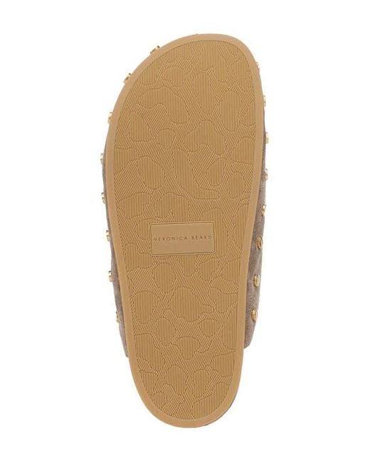 Veronica Beard Multicolor Fenix Genuine Shearling Mule