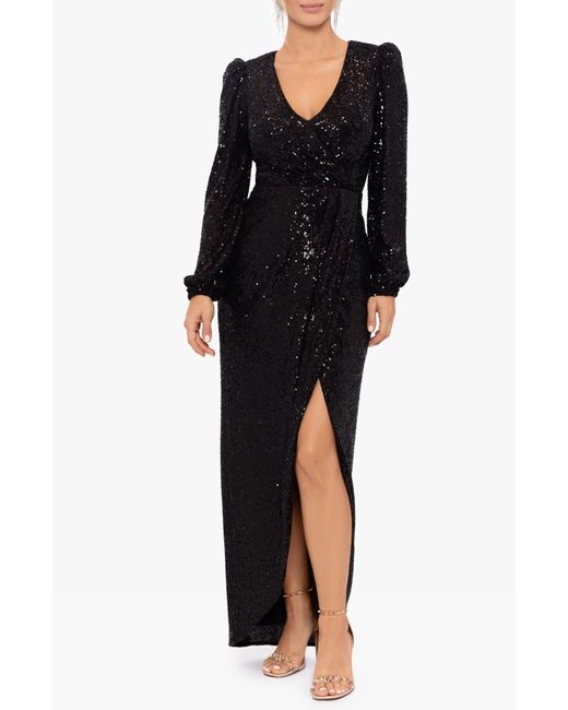 xscape sequin gown