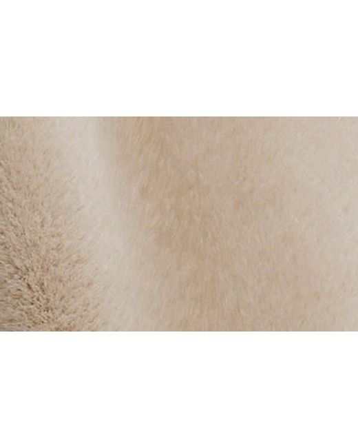 Free People Black Snow Angel Faux Fur Scarf