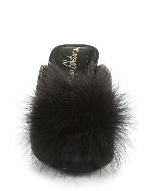 Sam Edelman Black Witney Feather Embellished Pump