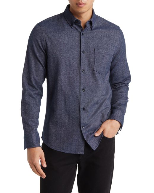 Nordstrom Tech smart Trim Fit Check Stretch Button down Shirt in