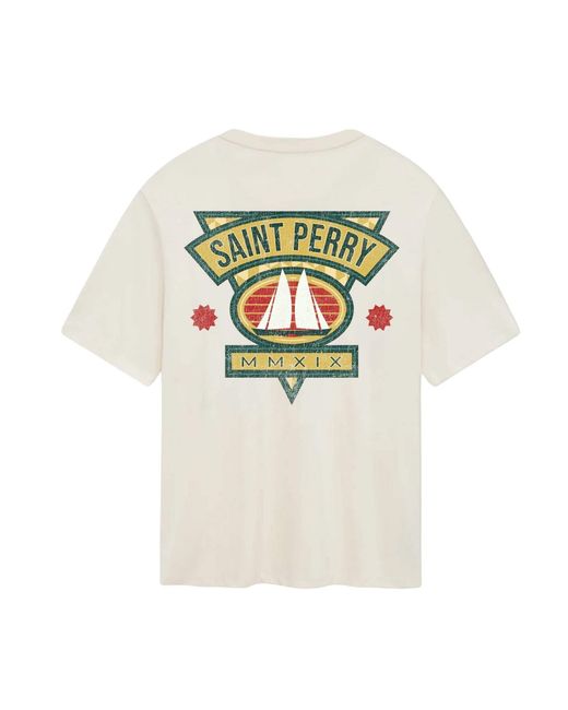 SAINT PERRY White Mmxix Tee