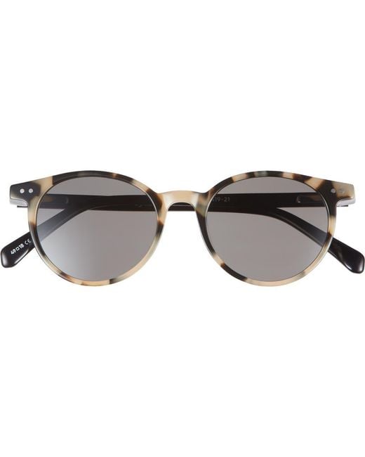 Eyebobs Brown Case Closed 48Mm Polarized Round Sunglasses