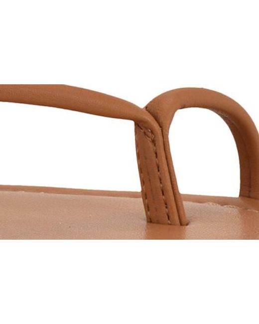 Calvin Klein Brown Bienna Toe Loop Sandal