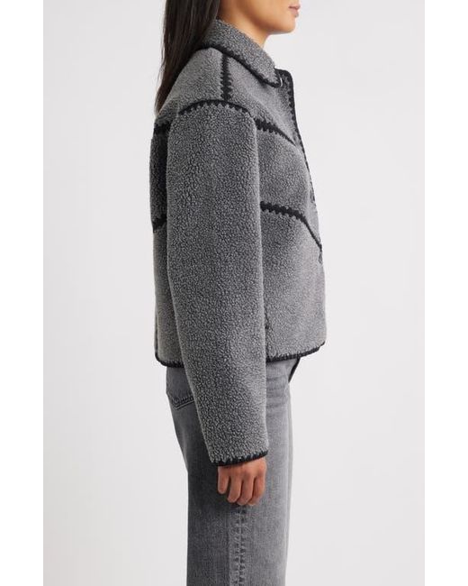 Ugg Gray Ellison Whipstitch Detail Jacket