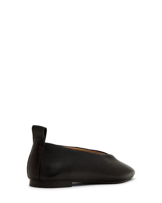Steve Madden Black Swanky Pointed Toe Flat