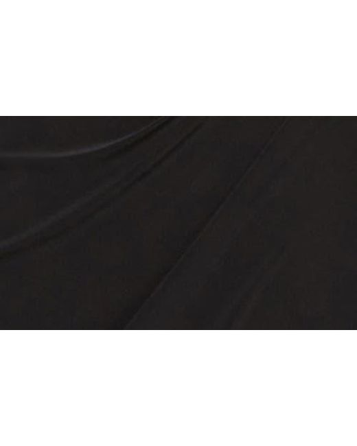 Alex Evenings Black Sequin Corded Lace Bodice Empire Waist Gown