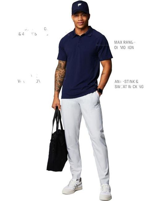 Fabletics Blue The Training Day Polo for men