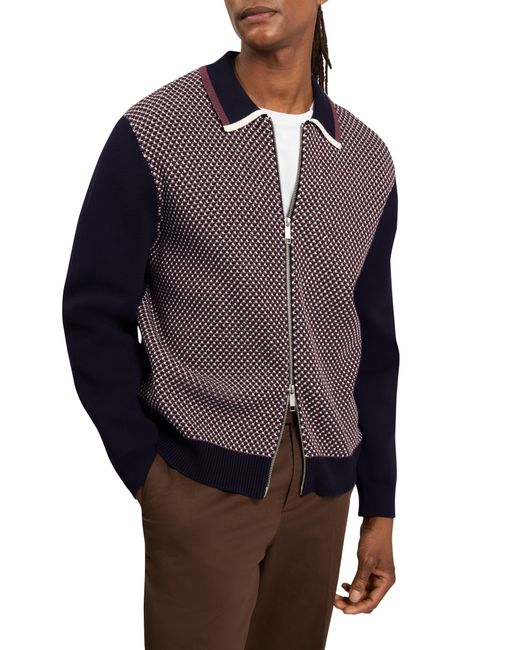 Ted Baker Blue Mescal Full Zip Jacket for men