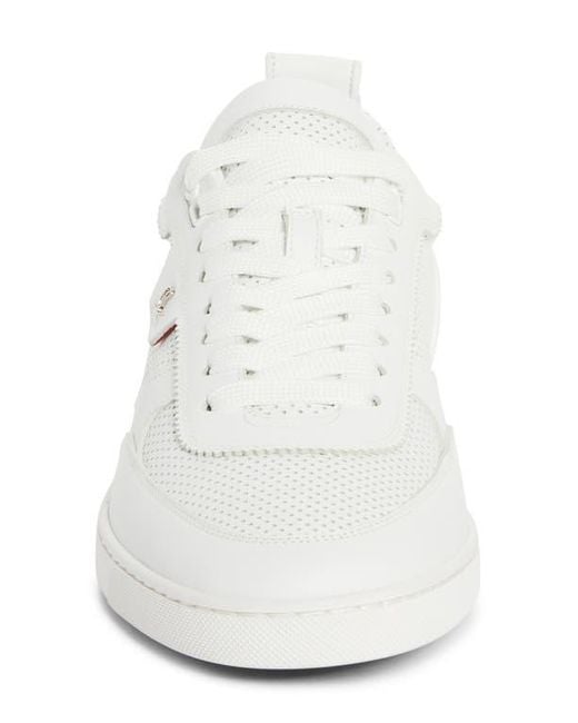 Christian Louboutin White Tutti Rui Perforated Sneaker for men