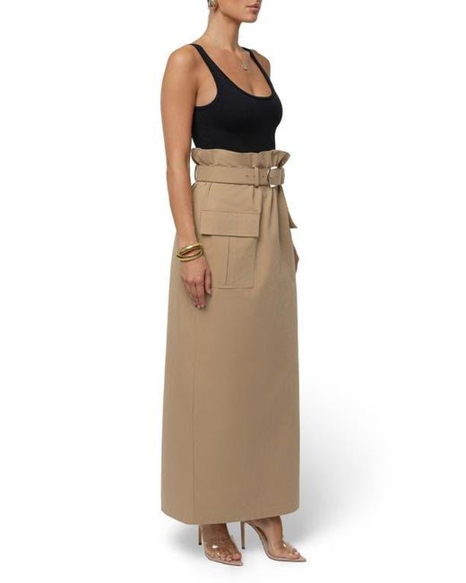 JLUXLABEL Natural New Edge Cargo Skirt