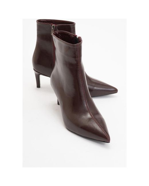 Prologue Shoes Brown Noya Stiletto Boot