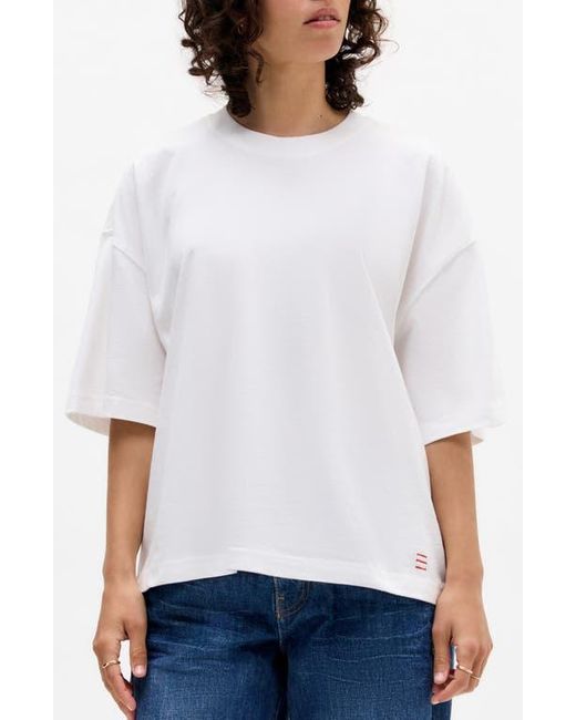 BDG White Relaxed Fit Cotton T-Shirt